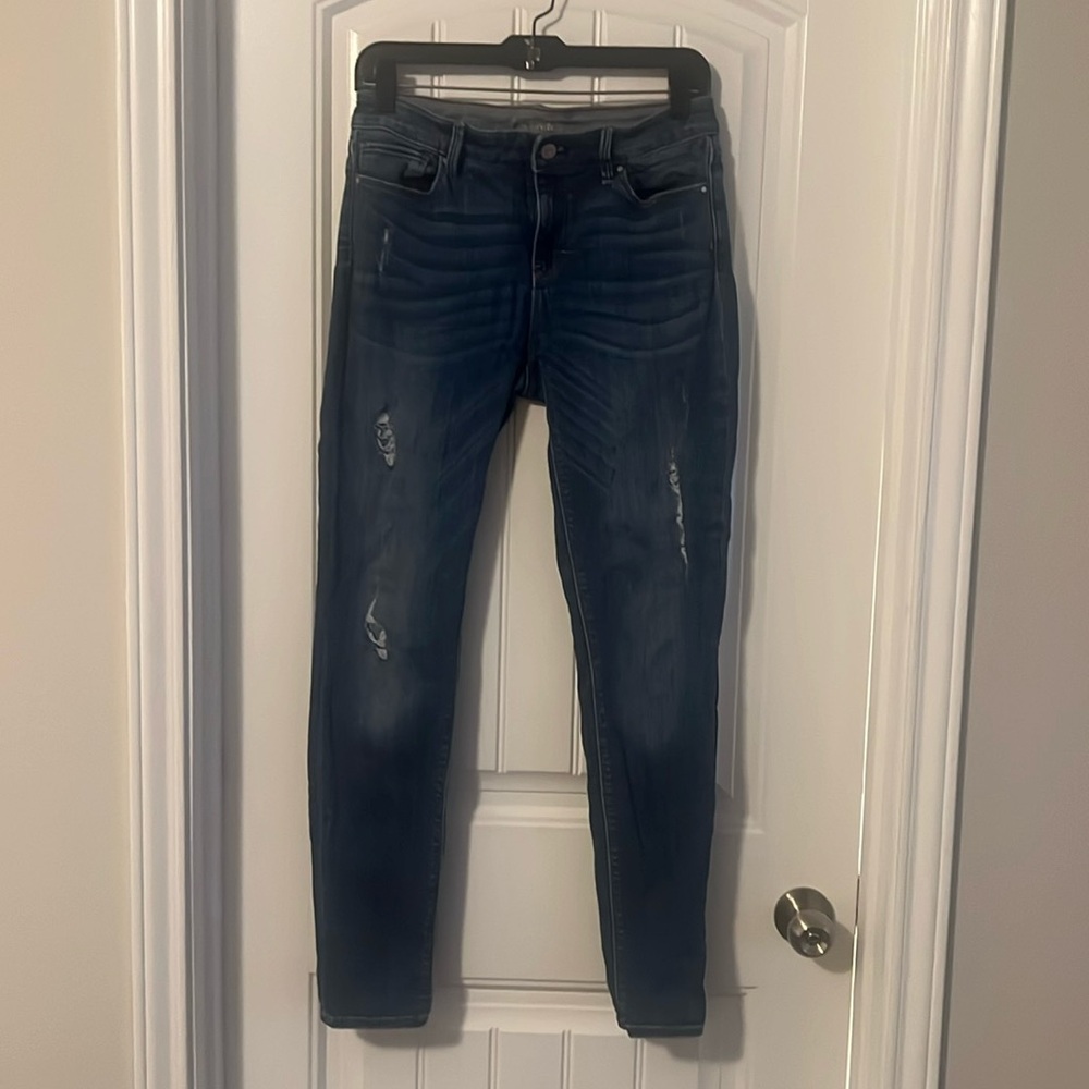 White House Black Market skinny jeans.